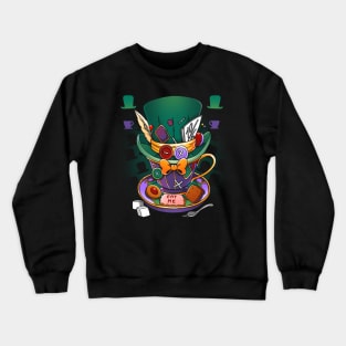 Wonder Mad Hatter Mug Crewneck Sweatshirt